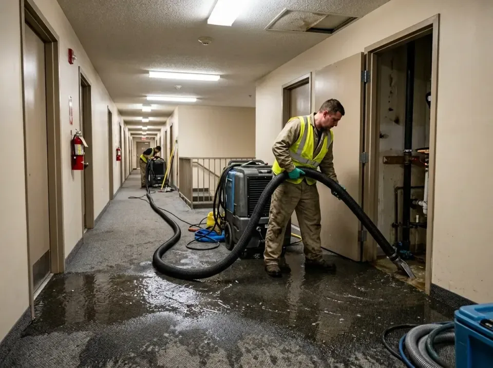 multi-unit-apartment-hallway-f-005 — frequently asked questions, Emergency Burst Pipe Water Extraction & Removal in Greenevi…